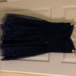 Navy blue homecoming dress